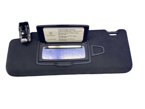 2014-2020 Mercedes-Benz S600 Black Illuminated Sun Visor with Secondary Shade - Front, Right (Passenger) (Used OEM)