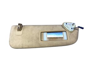 2010-2016 Porsche Panamera Beige Illuminated Sun Visor Set - Front, Right (Passenger) (Used OEM)