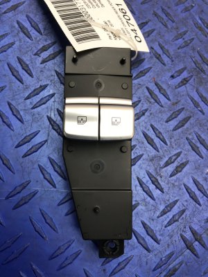 2017-2019 Genesis G90 Power Window and Sunshade Switch - Rear, Left (Driver) (Used OEM)