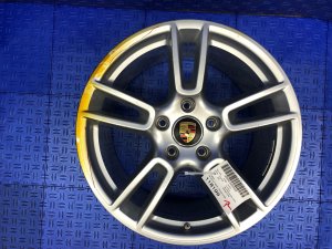 2017-2023 Porsche Panamera 19x10.5 U-Spoke Silver Painted Alloy Wheel - Rear (Used OEM)