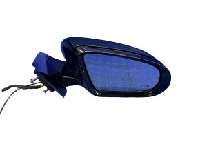 2017-2023 Mercedes-Benz E350 Gray Power Folding Heated Blind Spot Auto Dim Door/Side View Mirror with Camera - Front, Right (Passenger) (Used OEM)
