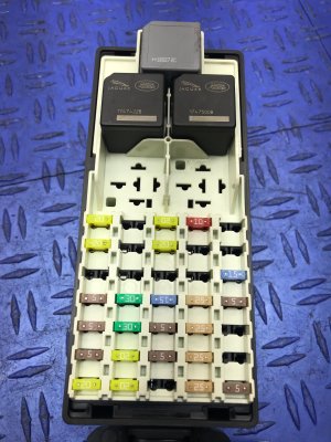 2017-2020 Jaguar F-Pace Cabin Fuse Relay Junction Block Box - Front, Right (Passenger) (Used OEM)