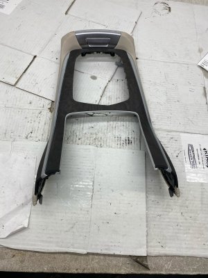 2019-2025 BMW X7 Ivory (White) Front Center Console Lower Trim Panel (Used OEM)
