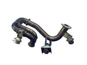 2004-2008 Lamborghini Gallardo Exhaust Terminal Pipe with Bracket (Used OEM)