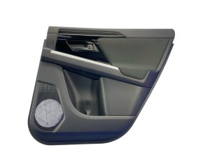 2023-2025 Subaru Solterra Black Door Interior Trim Panel - Rear, Right (Passenger) (Used OEM)