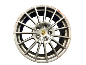 2010-2016 Porsche Panamera 20x9.5 15-Spoke Magnesium Finish Alloy Wheel (Used OEM)