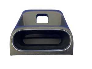 2022-2025 Genesis GV70 Black Center Console Tray Trim Cover Panel - Rear (Used OEM)