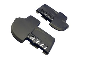 2008-2012 Audi R8 Black Engine Control Module Trim Cover Panel Set (Used OEM)