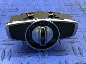 2014-2019 Mercedes-Benz S320 Black Headlamp Control Switch (Used OEM)