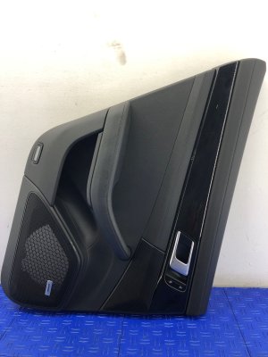 2017-2023 Porsche Panamera Black Door Interior Trim Panel - Rear, Left (Driver) (Used OEM)