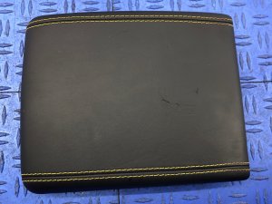 2014-2020 Jaguar F-Type Black Center Console Storage Lid Armrest (Used OEM)