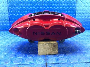 2023-2025 Nissan Z Red 4-Piston Disc Brake Caliper - Front, Left (Driver) (Used OEM)