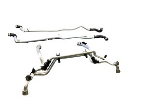 2020-2025 Porsche 718 Boxster Center Tunnel Coolant Hose Pipe Set (Used OEM)