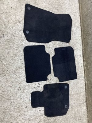 2025-2026 BMW X3 Black 3-Piece Carpet Floor Mat Set (Used OEM)