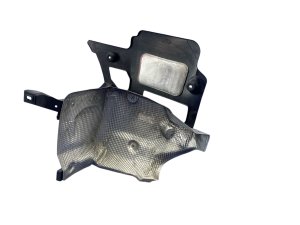 2017-2023 Porsche Panamera Bumper Bracket with Heat Shield - Rear (Used OEM)