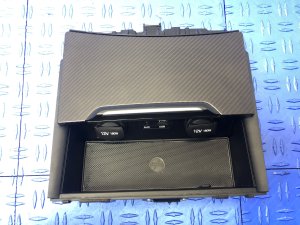 2014-2016 Hyundai Genesis Center Console Storage Tray with Charger Ports (Used OEM)