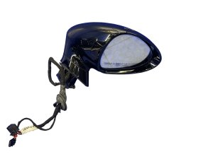 2014-2016 Porsche Panamera Black Power Folding Heated Auto-Dimming Door/Side View Mirror with Memory - Front, Right (Passenger) (Used OEM)