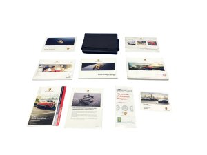 2017-2025 Porsche 718 Boxster Black Owners Manual Book and Booklet Set with Case (Used OEM)