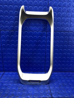 2022-2024 Lucid Air Chrome Front Center Console Surround Trim Panel (Used OEM)
