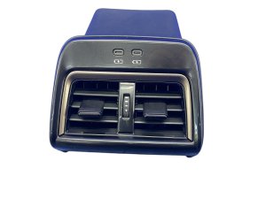 2025 Toyota Crown Signia Black Console HVAC Vent Trim Panel with Charging Ports - Rear (Used OEM)