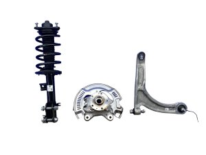 2023-2024 Fisker Ocean Steering Knuckle Assembly with Strut and Lower Control arm - Front, Left (Driver) (Used OEM)
