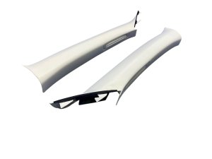2020-2025 Mazda CX-30 Gray A-Pillar Trim Cover Panel with Vent Set - Front (Used OEM)