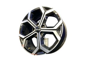 2023-2025 Kia Niro Silver 18x7.5 5-Y-Spoke Silver and Black Alloy Wheel (Used OEM)