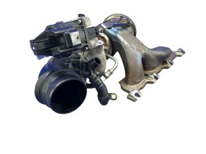2023-2026 BMW M2 Turbocharger Assembly with Exhaust Manifold (Used OEM)