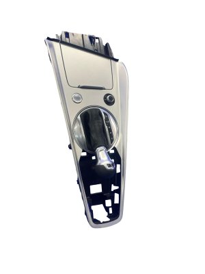 2016-2023 Audi TT Silver Center Console Gear Shift Shifter Trim Cover Panel with S-Tronic Knob - Front (Used OEM)