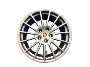 2010-2016 Porsche Panamera Silver 20x11.5 15-Spoke Magnesium Finish Alloy Wheel (Used OEM)