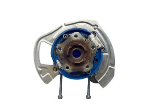 2017-2025 Porsche Panamera Spindle Knuckle and Wheel Hub Assembly - Rear, Left (Driver) (Used OEM)