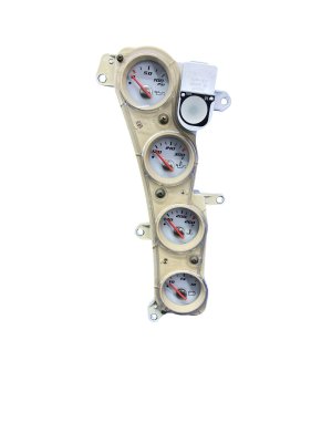 2004-2010 Dodge Viper Front Auxiliary Dash Oil and Battery Gauge Cluster Assembly (Used OEM)