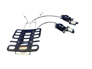 2008-2015 Audi R8 Upper Seat Lumbar Support Bracket with Motors - Front (Used OEM)