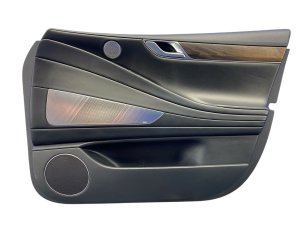 2021-2024 Genesis G80 Black Door Interior Trim Panel - Front, Right (Passenger) (Used OEM)