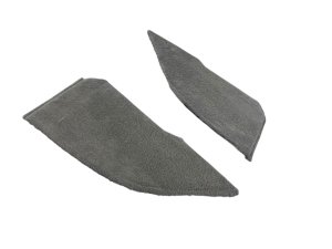 2022-2025 Lucid Air Gray Center Console Rearward Trim Cover Panel (Used OEM)