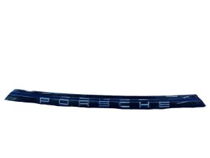 2017-2021 Porsche Panamera Black Trunk Lid Center Molding Trim Panel - Rear (Used OEM)