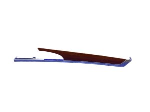 2010-2016 Porsche Panamera Brown Door Wood Grain Exterior Trim Panel - Rear (Used OEM)