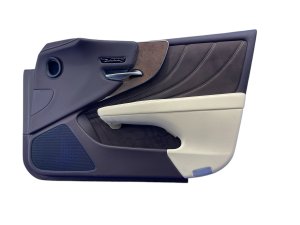 2018-2020 Lexus LS500 Brown Door Interior Trim Panel - Front, Right (Passenger) (Used OEM)