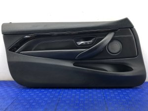 2015-2020 BMW M4 Black Door Interior Trim Panel - Front, Left (Driver) (Used OEM)