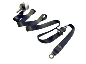 2023-2025 Subaru Solterra Black Seat Belt Assembly with Pretensioner - Front (Used OEM)