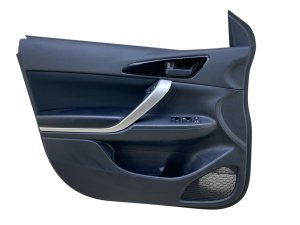 2022-2024 Mitsubishi Eclipse Cross Black Door Interior Trim Panel with Cloth Insert - Front, Left (Driver) (Used OEM)