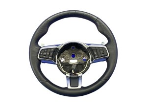 2021-2024 Jaguar F-Type Black Leather Steering Wheel - Front (Used OEM)