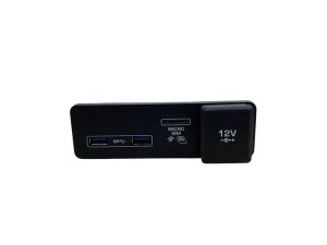 2017-2020 Jaguar F-Pace Center Console Dual USB Port Hub with Micro SD and Power Outlet (Used OEM)