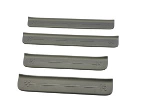2024-2025 Hyundai Santa Fe Black Door Sill Trim Cover Panel Set (Used OEM)