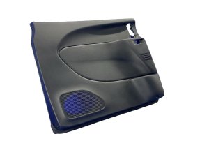 2021-2024 Chrysler Pacifica Black Door Interior Trim Panel without Sunshade - Rear, Left (Driver) (Used OEM)