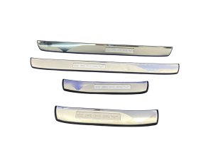 2018-2025 Toyota Camry Black Illuminated Door Sill Trim Cover Set - Front (Used OEM)