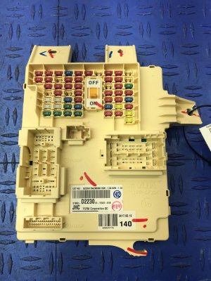 2017-2019 Genesis G90 Dashboard Cabin Fuse Relay Junction Block Box (Used OEM)