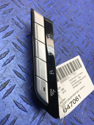 2017-2019 Genesis G90 Seat Memory Switch - Rear, Left (Driver) (Used OEM)