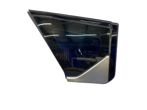 2025-2026 Kia K4 Silver Quarter Glass with Silver Trim - Rear, Left (Driver) (Used OEM)