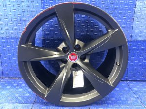 2018-2024 Jaguar F-Type Black 20x10.5 5-Spoke Dark Gray Alloy Wheel (Used OEM)